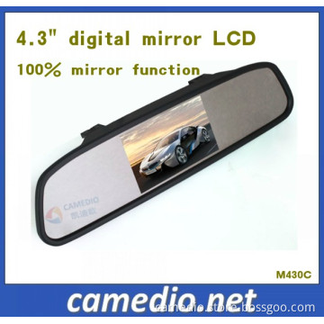4.3inch Clip on Car Rear View Mirror with Digital Screen LCD